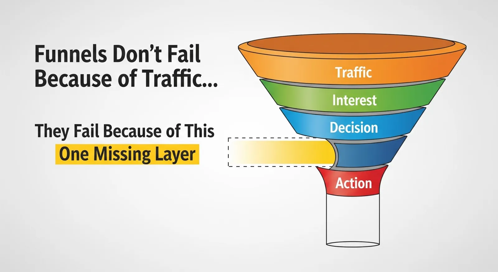Funnels Don’t Fail Because of Traffic… They Fail Because of This One Missing Layer