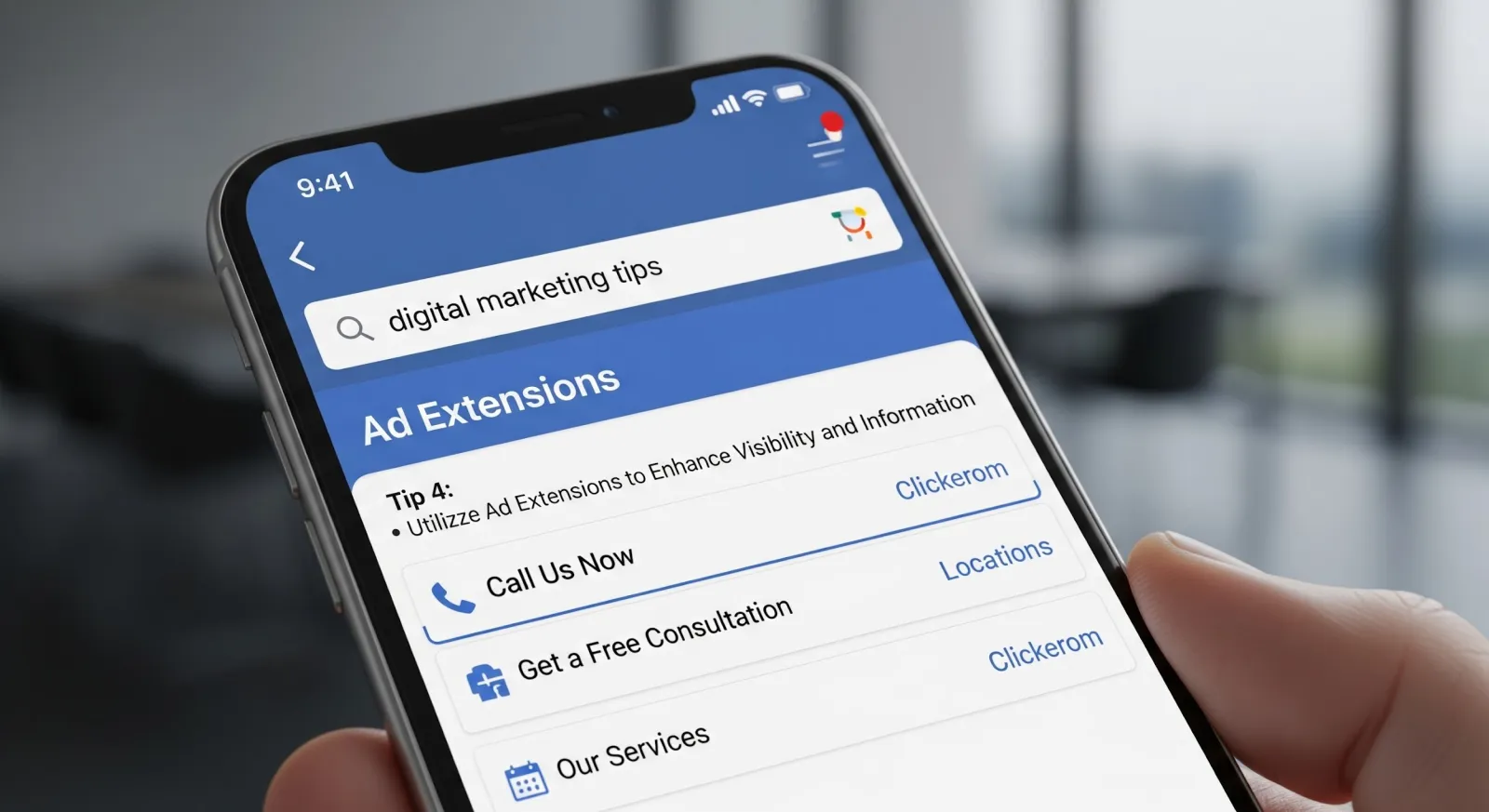Utilize Google Ads Ad Extensions