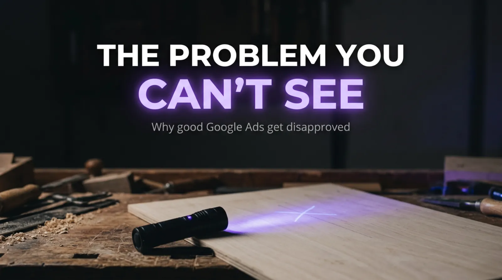 Your Google Ads Were Disapproved For Something You Cannot See