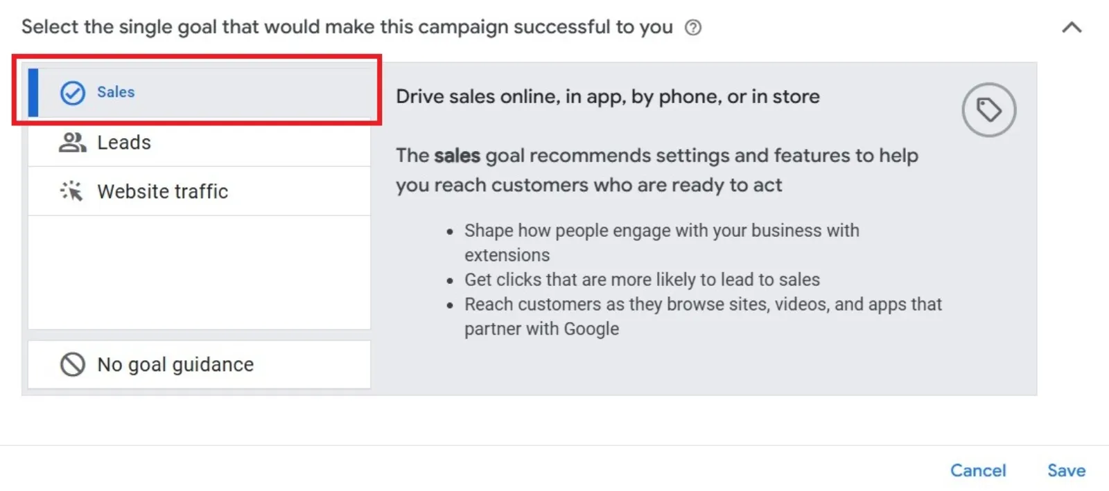 Confirm Your Conversion Goals