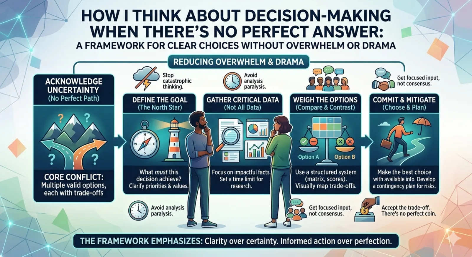 How I Think About Decision-Making When There’s No Perfect Answer