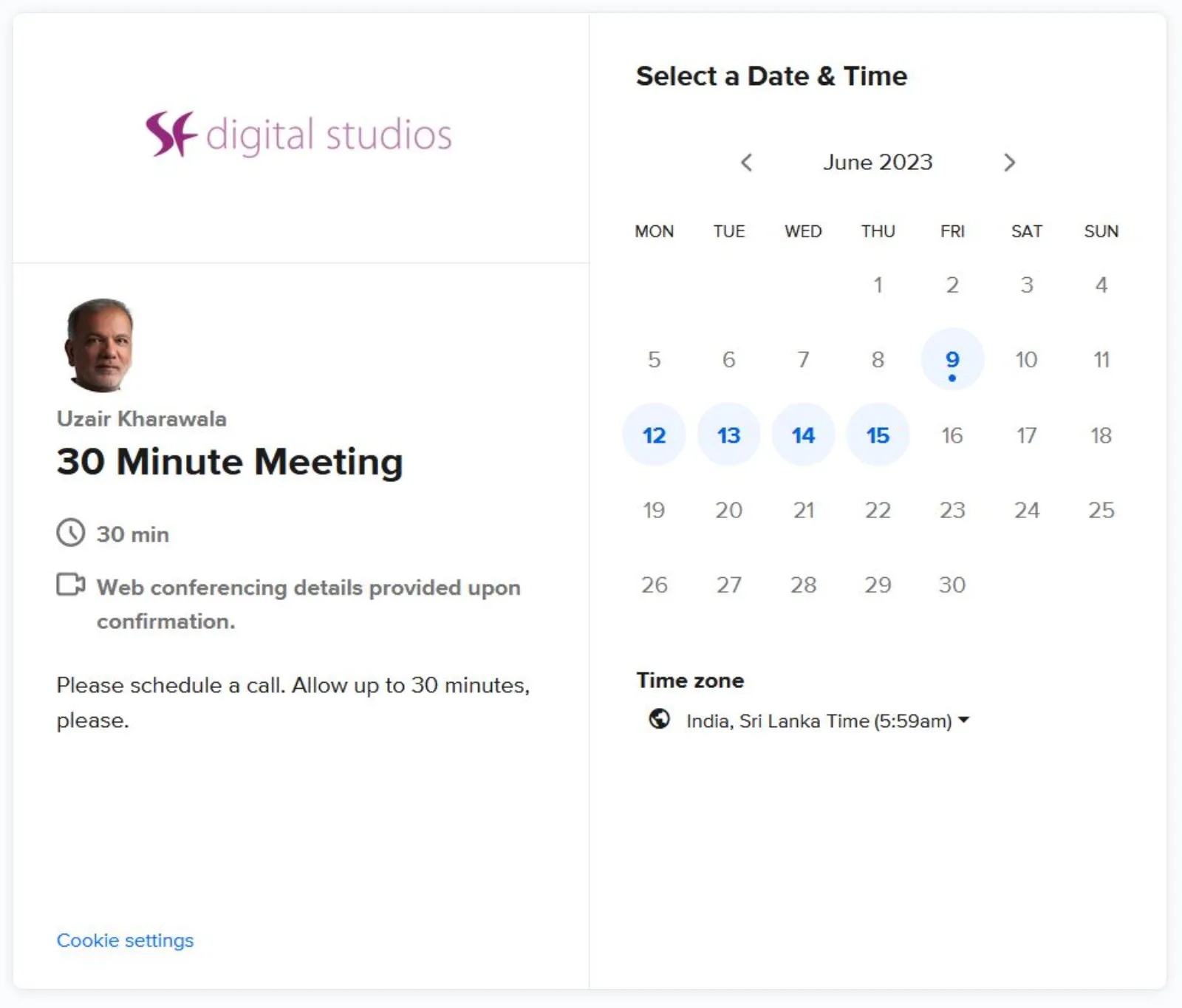 Free 30 Minute Meeting