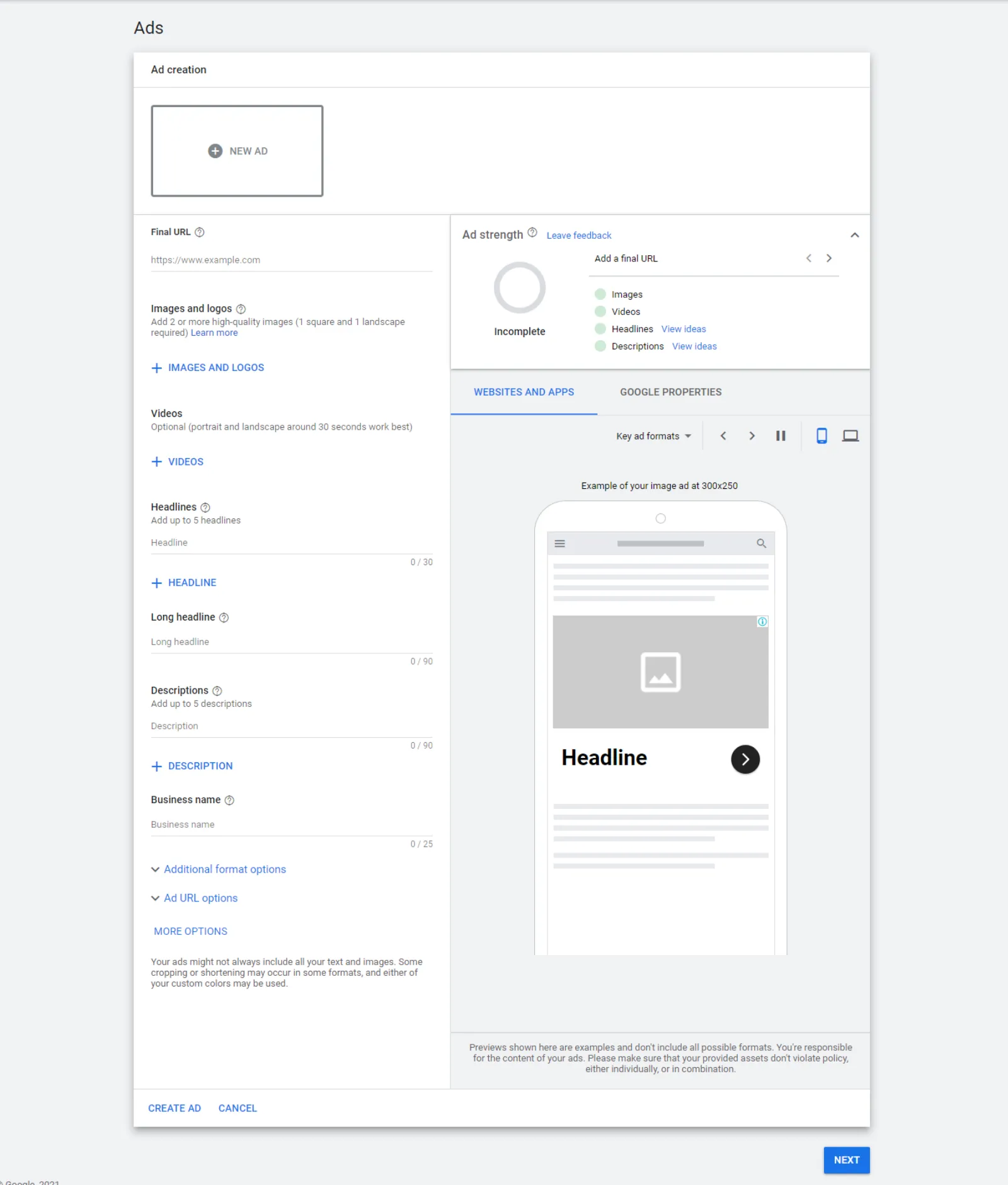 Google Ads Responsive Display Ads