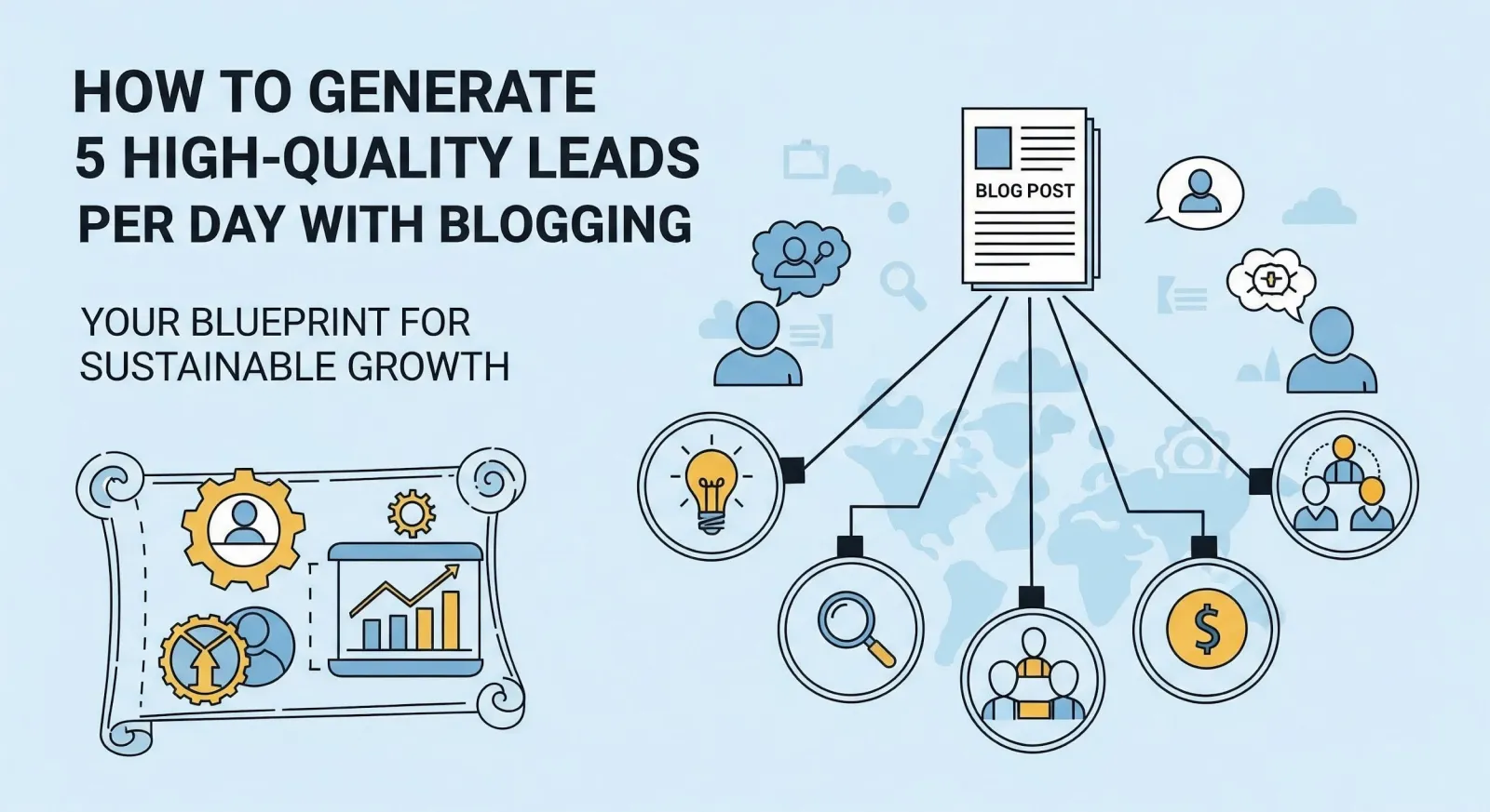 How To Generate 5 High-Quality Leads Per Day With Blogging: Your Blueprint For Sustainable Growth