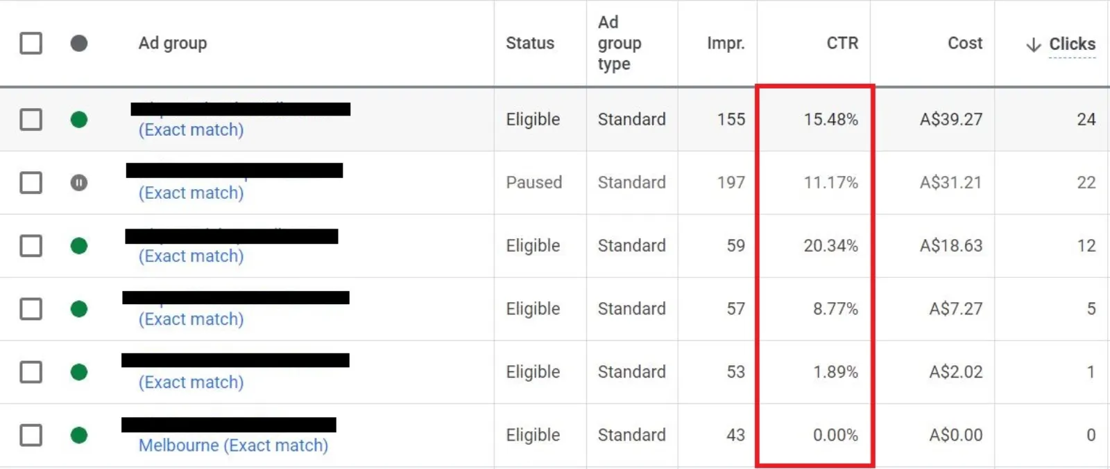 Google Ads Campaign Performance