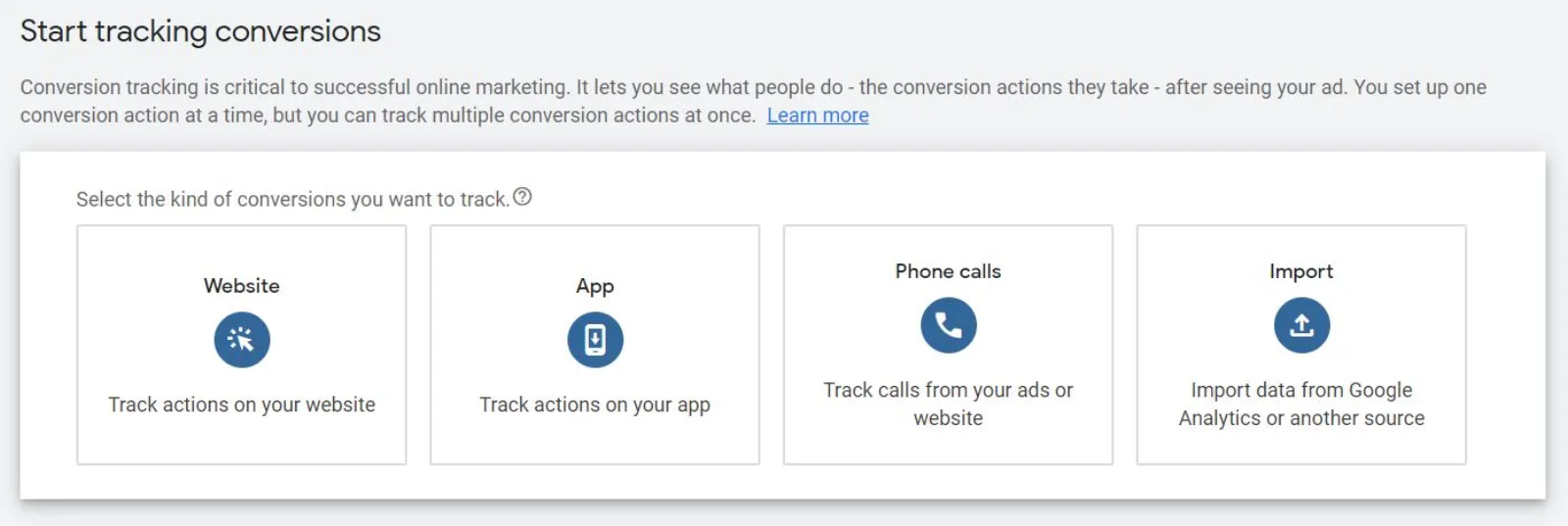 Track Your Conversions