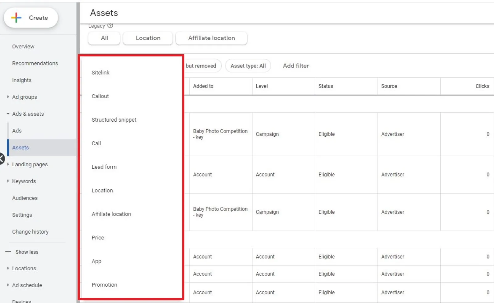 Google Ads Ad Extensions