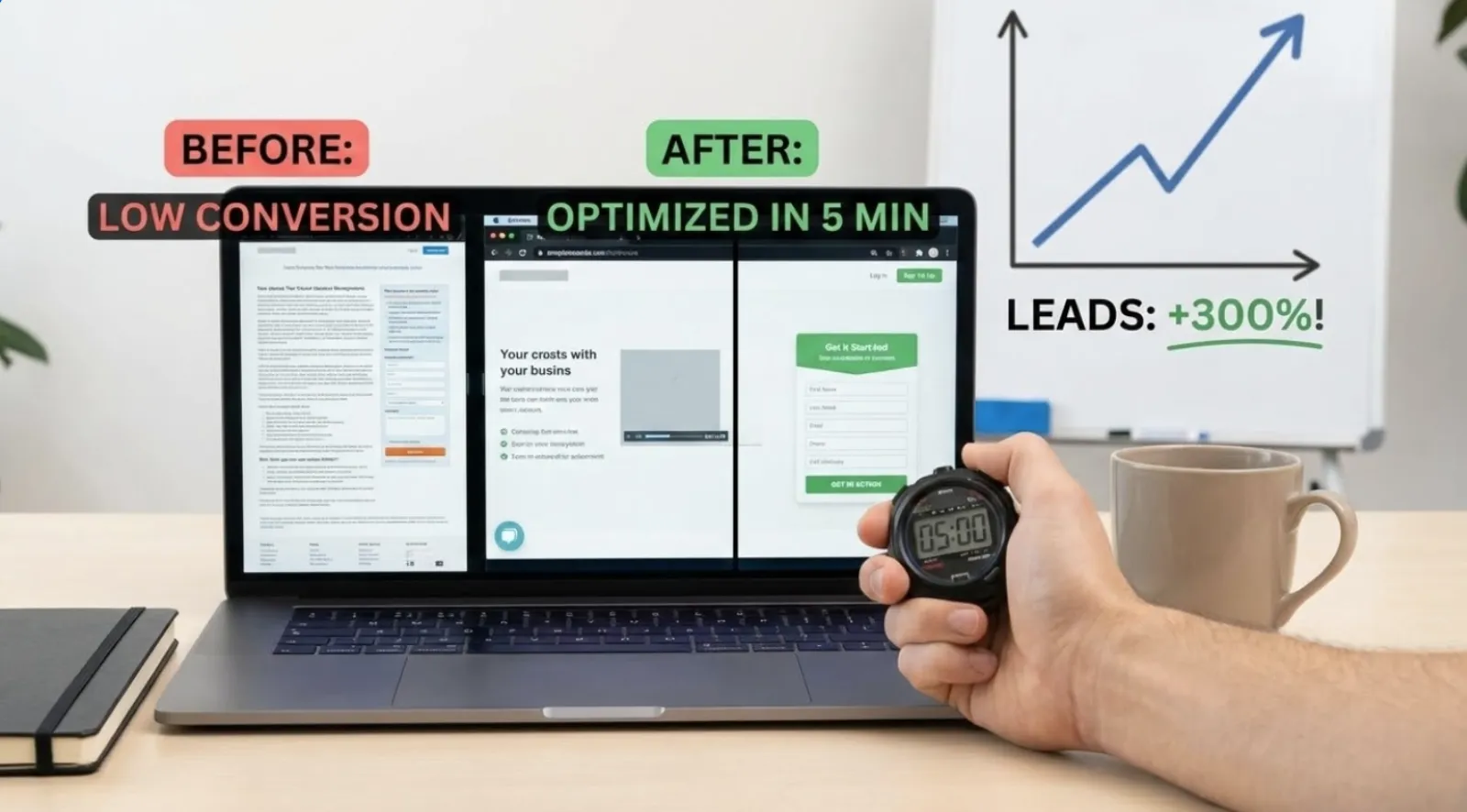 Landing Page Optimization: The 5-Minute Tweaks That Can Triple Your Leads