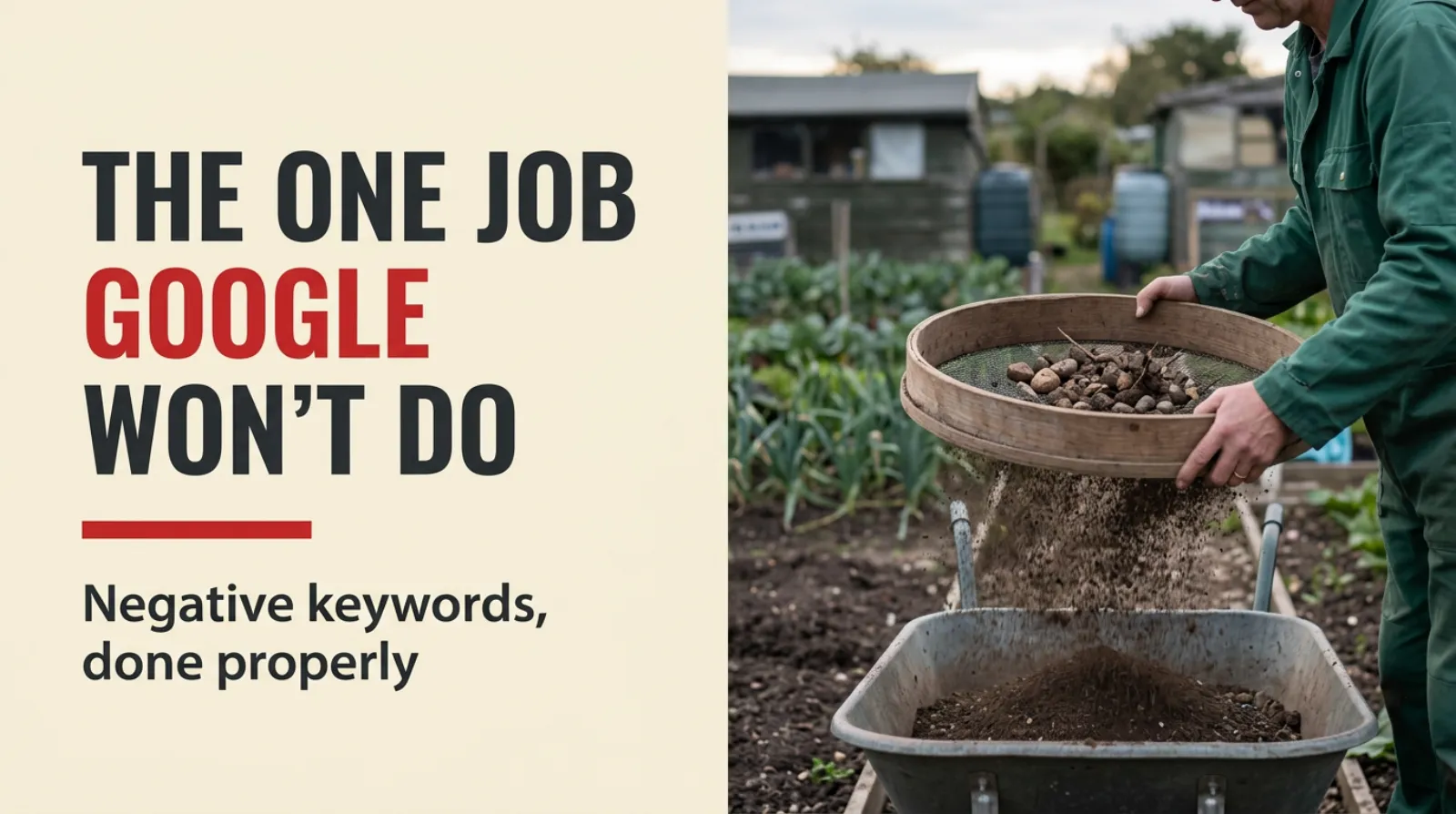 Negative Keywords Are The One Google Ads Job Google Will Not Do For You