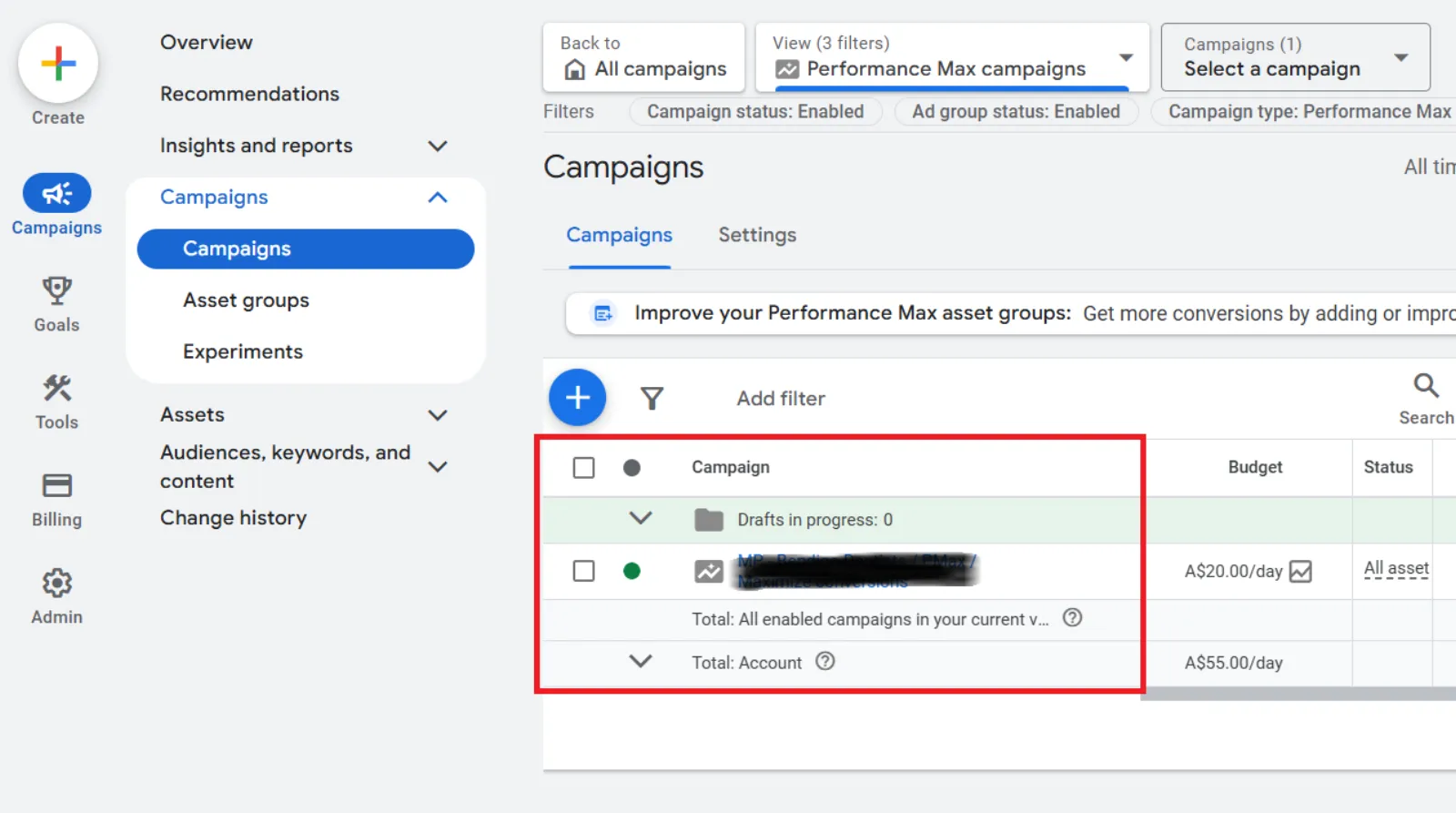 Open Your Campaign