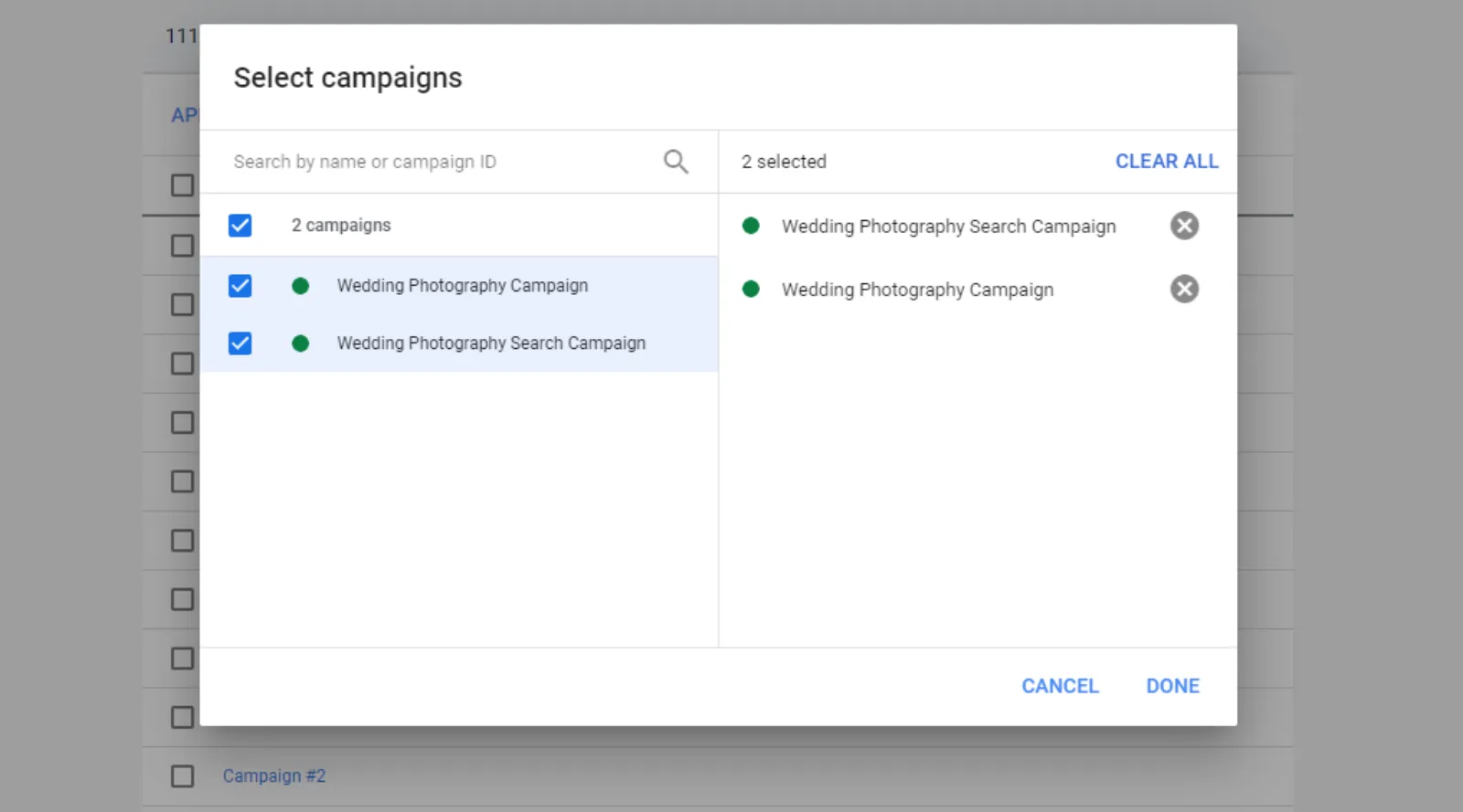 Google Ads Campaign