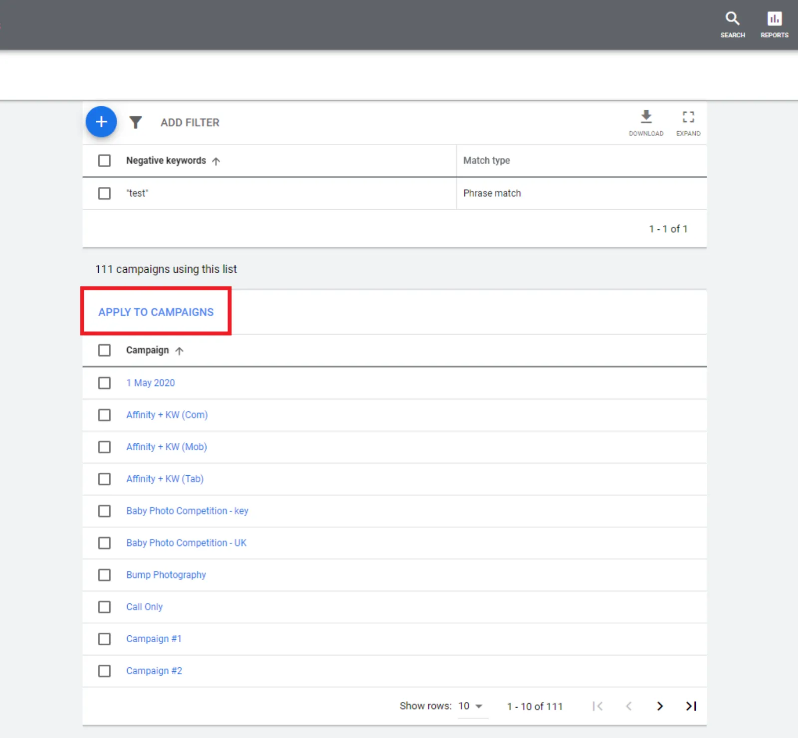 Google Ads Campaigns