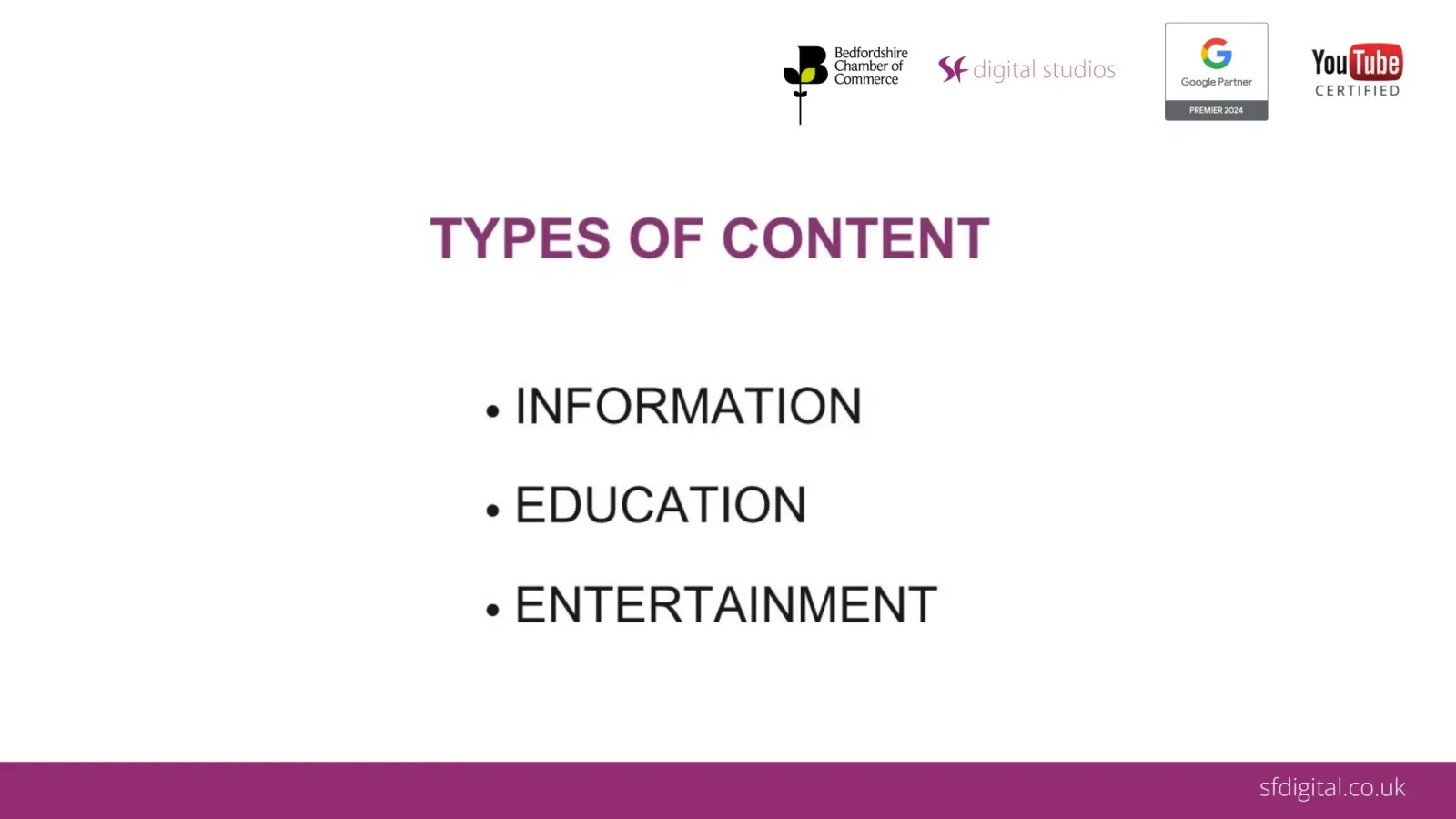 Types Of Content