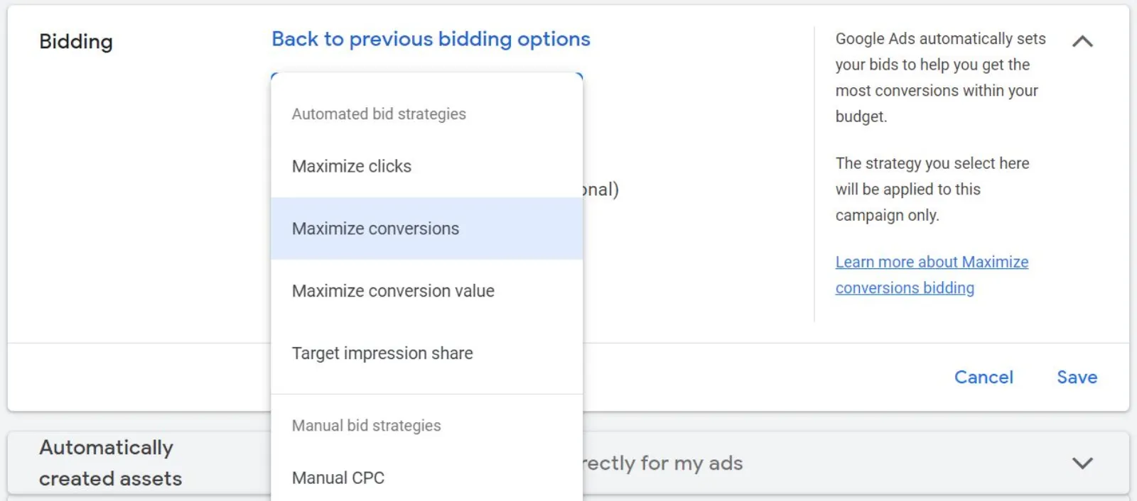 Max Clicks Vs Max Conversions