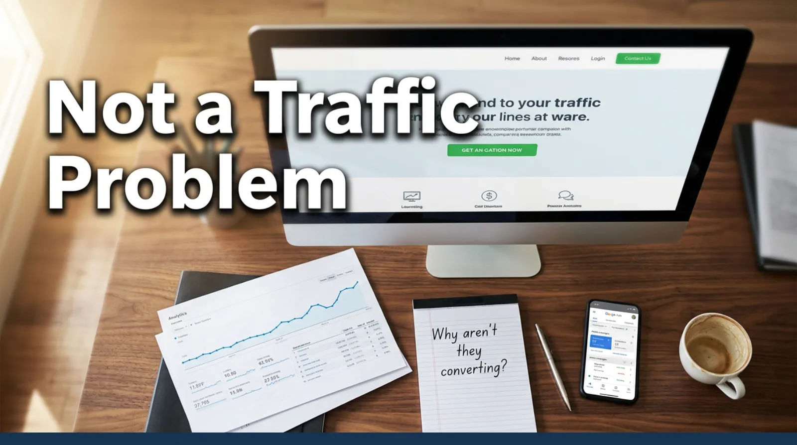 You Don’t Have a Traffic Problem. You Have a “What Do I Do When I Land on This Page?” Problem