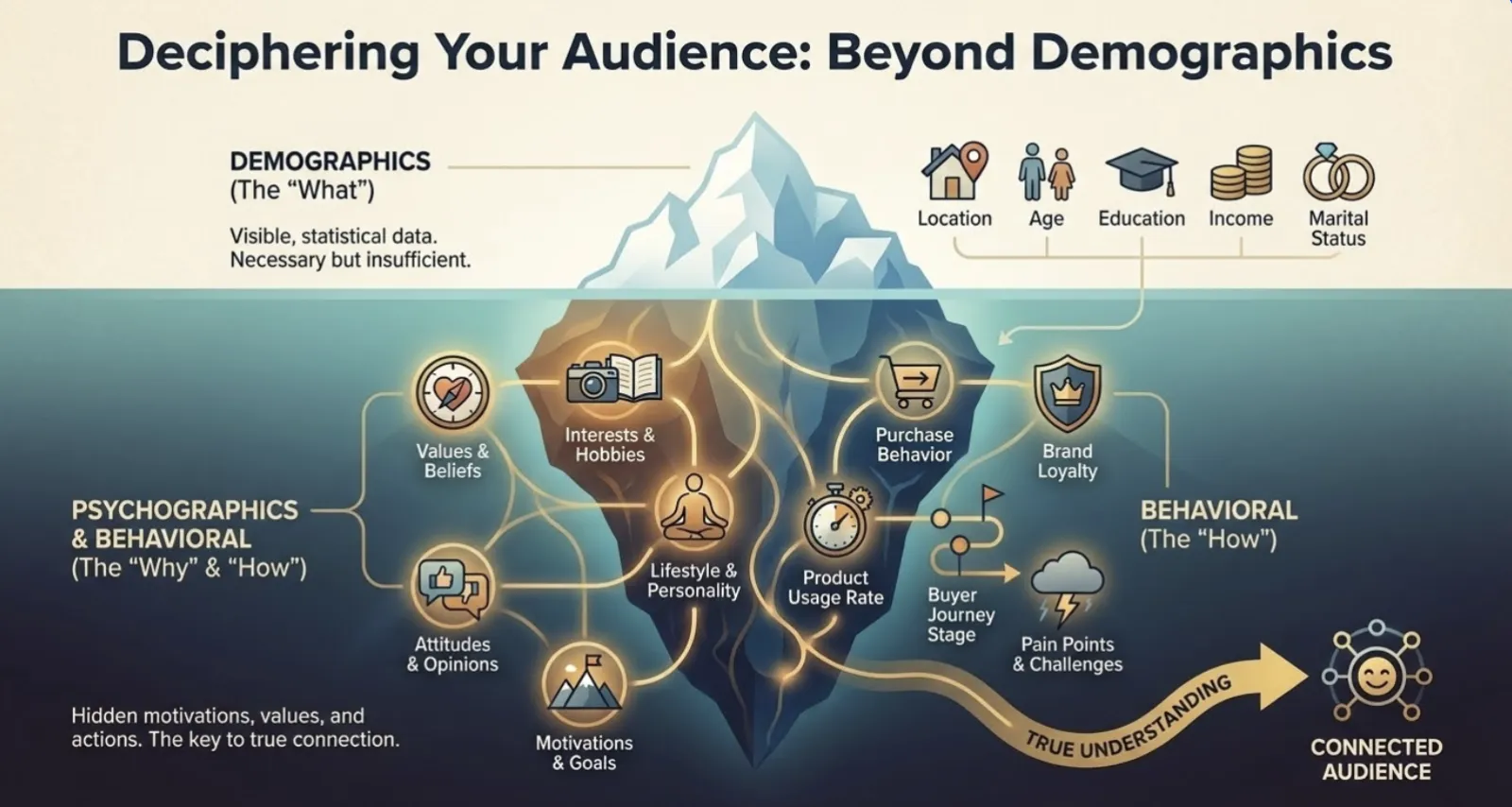 Deciphering Your Audience: Beyond Demographics