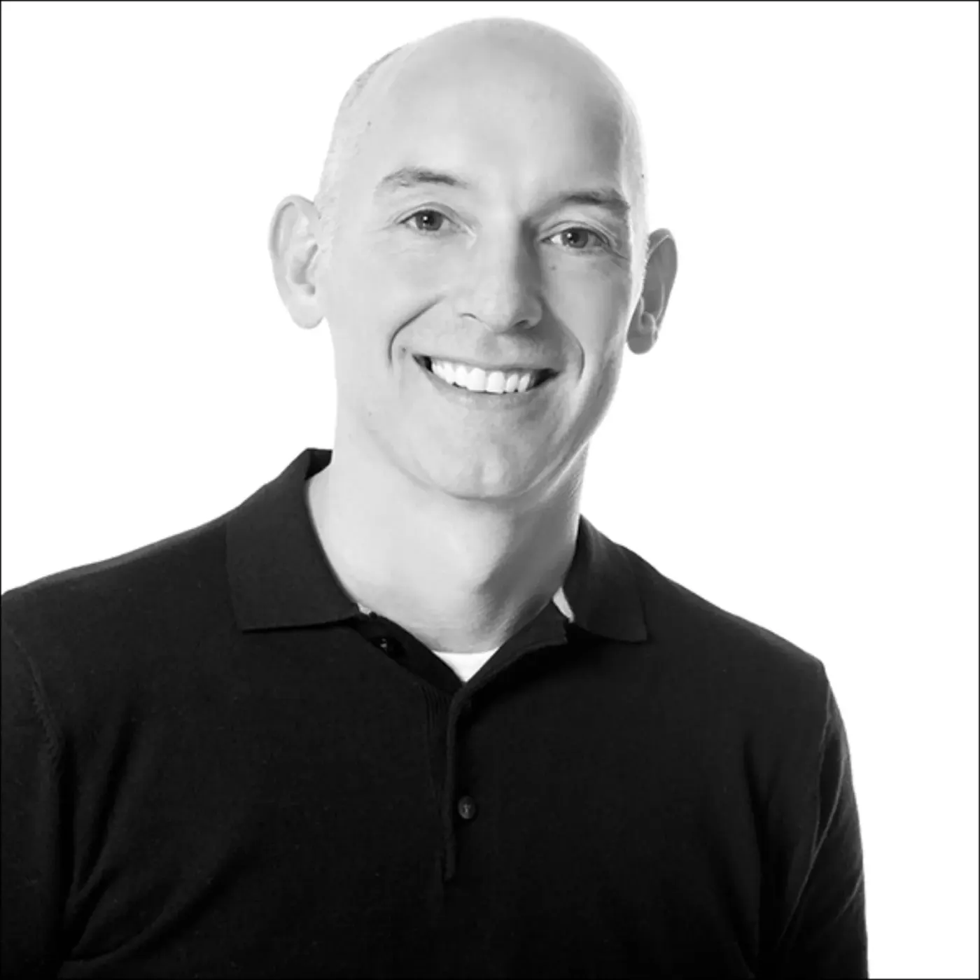 Black-and-white team headshot photographed for Christie Paul Hair, Leighton Buzzard