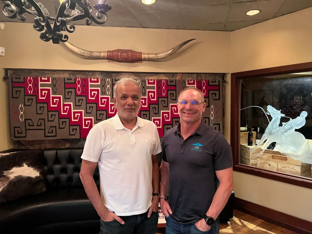 Uzair and Farzana with our client Camelback Recovery, Arizona