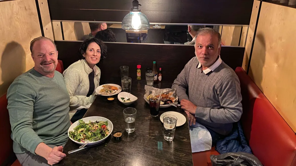 Uzair and Farzana with our client Proven Resource, Michigan