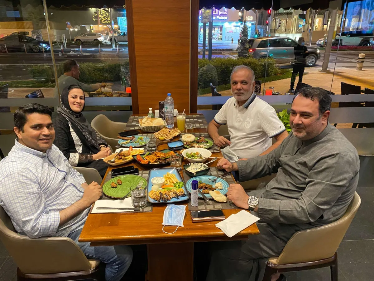 Uzair and Farzana with our client Rafplay, Dubai