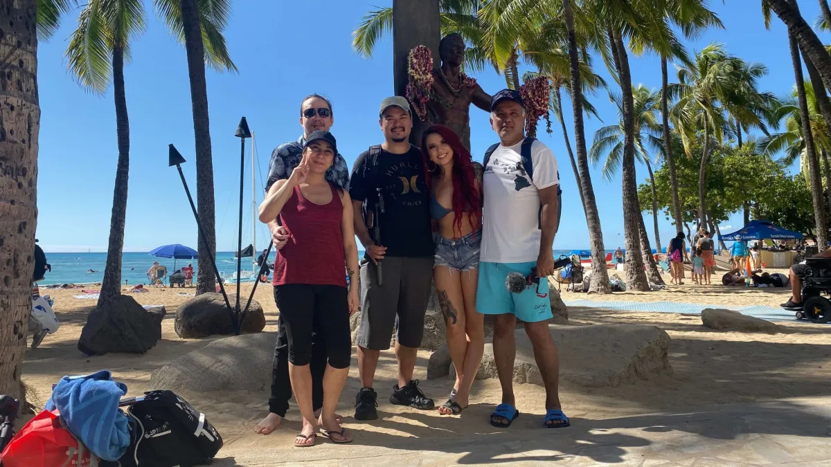 Uzair and Farzana with our client TCA Wireless, Hawaii