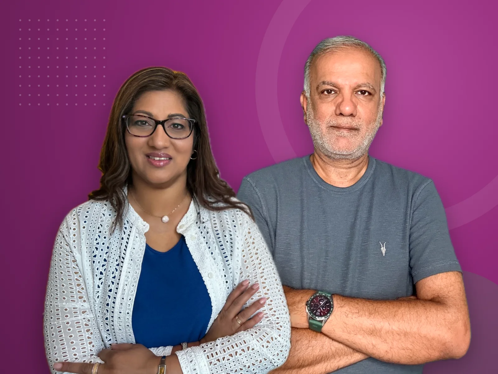 Farzana and Uzair Kharawala, co-founders of SF Digital Studios